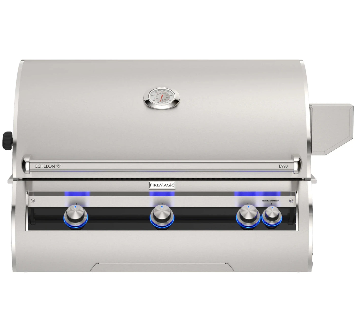 Fire Magic Echelon Diamond E790i 40" Built-In Gas Grill With Rotisserie Kit, Analog Thermometer and Optional Magic View Window