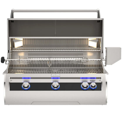Fire Magic Echelon Diamond E790i 40" Built-In Gas Grill With Rotisserie Kit, Analog Thermometer and Optional Magic View Window