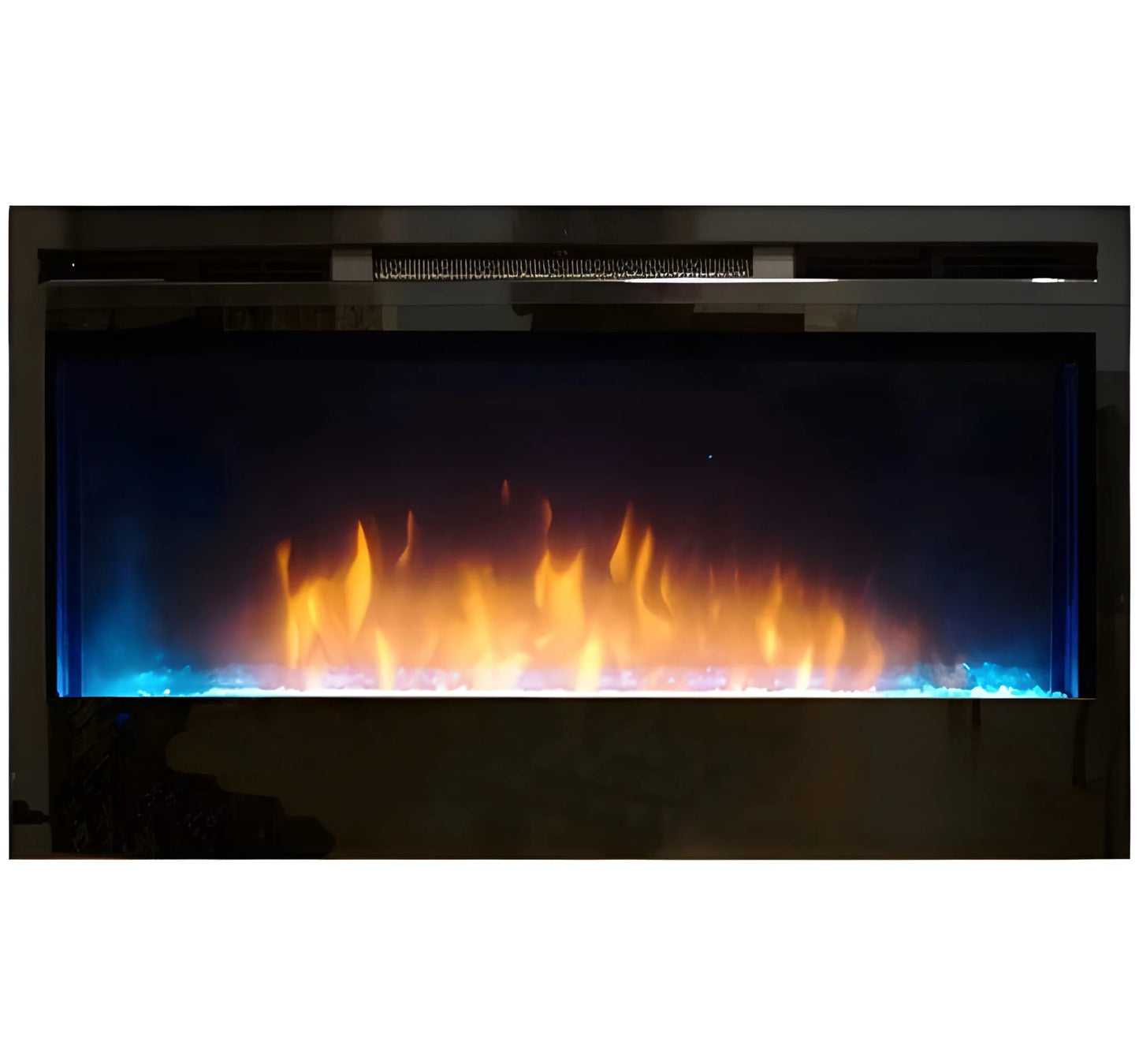 Empire Hearth Nexfire 34" Contemporary Linear Electric Fireplace With Thermostat Variable Remote Control