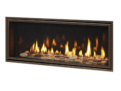 Majestic Echelon 48" Linear Contemporary Direct Vent Natural Gas Fireplace with IntelliFire Touch Ignition System