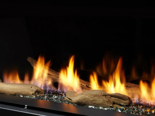 Majestic Echelon 60" Linear Contemporary Direct Vent Natural Gas Fireplace with IntelliFire Touch Ignition System