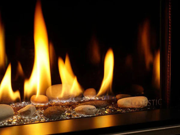 Majestic Echelon 36" Linear Contemporary Direct Vent Natural Gas Fireplace with IntelliFire Touch Ignition System