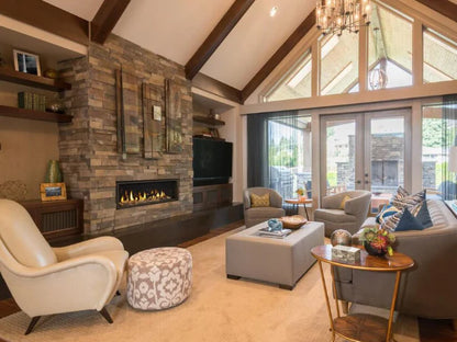 Majestic Echelon 72" Linear Contemporary Direct Vent Natural Gas Fireplace with IntelliFire Touch Ignition System