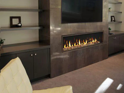 Majestic Echelon 48" Linear Contemporary Direct Vent Natural Gas Fireplace with IntelliFire Touch Ignition System