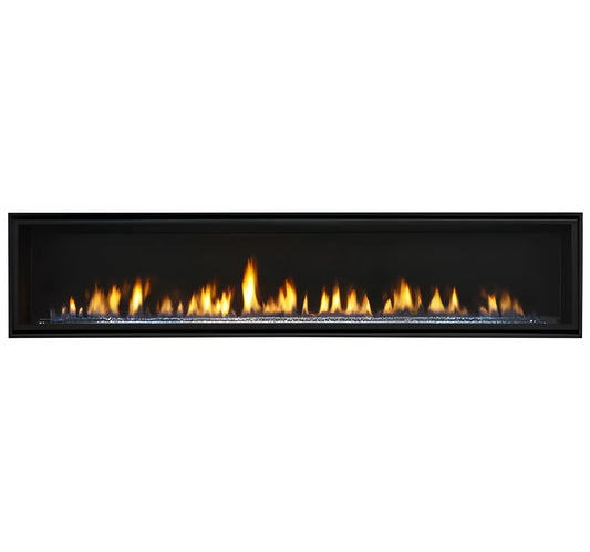Majestic Echelon 36 to 72 Inch Linear Contemporary Direct Vent Natural Gas Fireplace with IntelliFire Touch Ignition System
