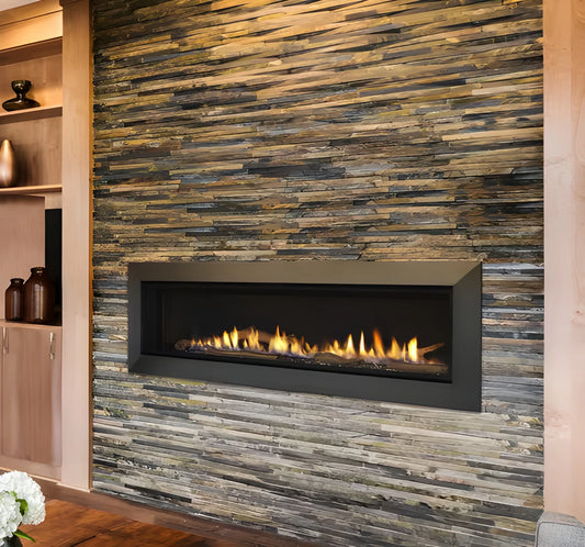 Majestic Echelon 36 to 72 Inch Linear Contemporary Direct Vent Natural Gas Fireplace with IntelliFire Touch Ignition System