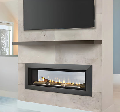 Majestic Echelon See-Through 36" Linear Contemporary Direct Vent Natural Gas Fireplace with IntelliFire Touch Ignition System
