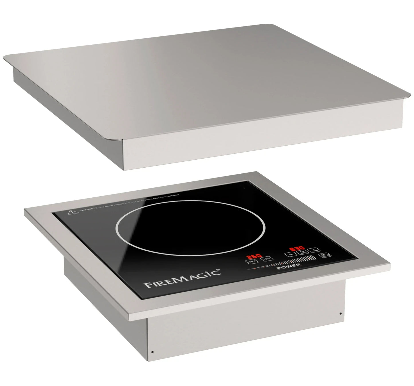 Fire Magic EL3285 Built-In Outdoor Induction Cooktop with Touch Control Panel