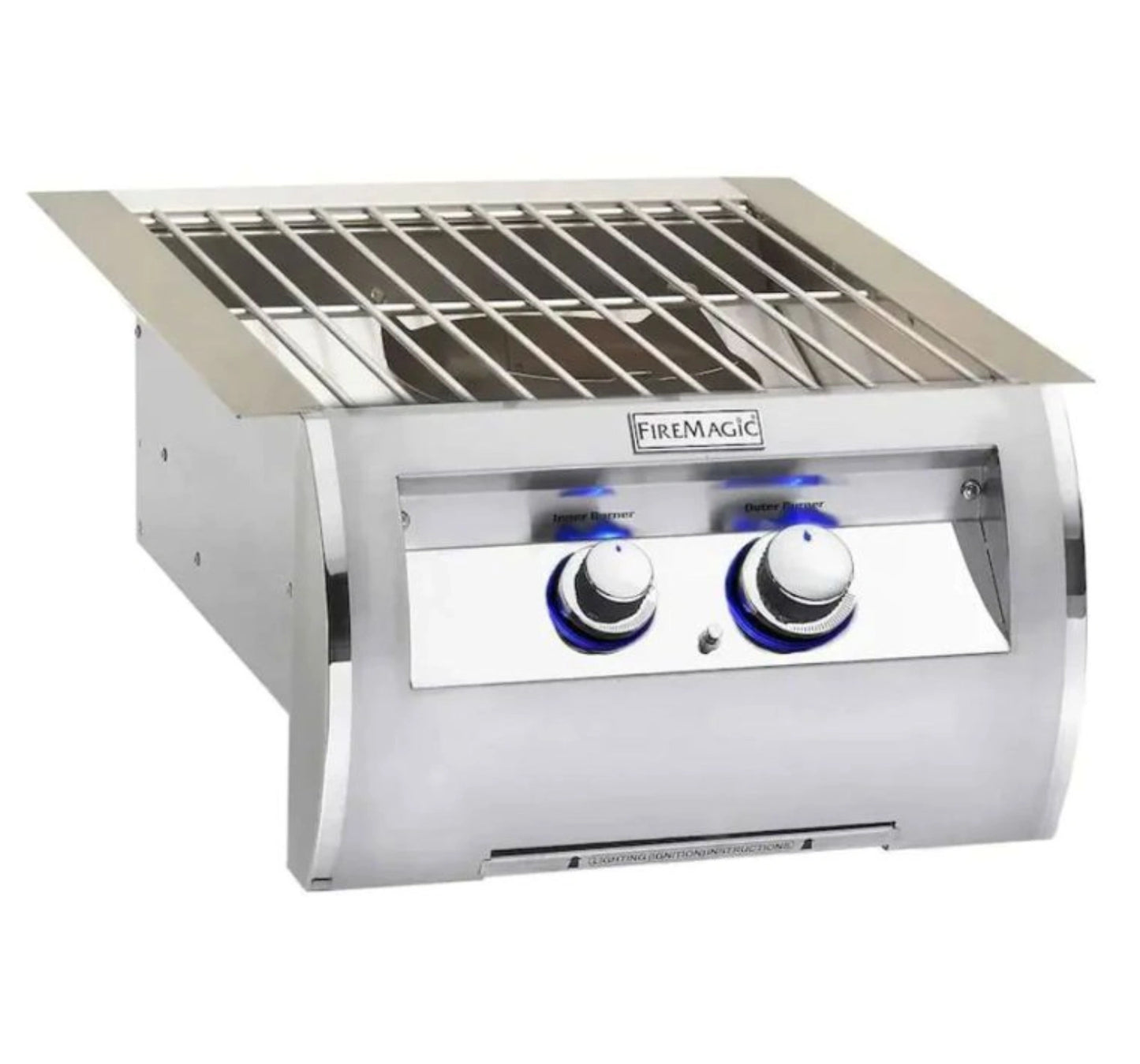 Fire Magic 60,000 BTU Built-In Natural Gas Power Burner with Collimator