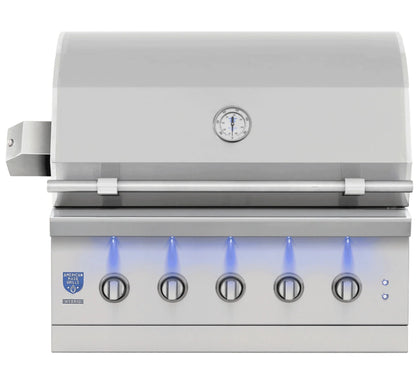American Made Grills Encore Built-In Hybrid Gas Grill