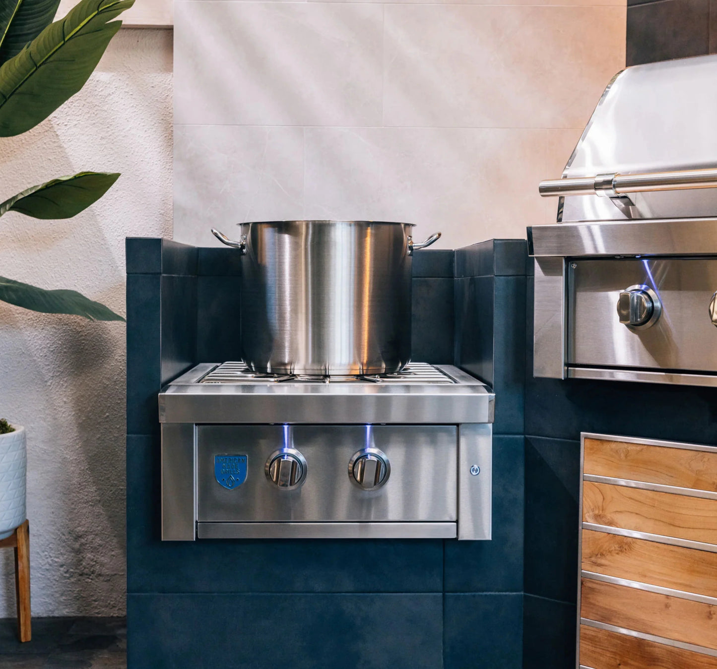 American Made Grills Estate Natural/Propane Gas Burner