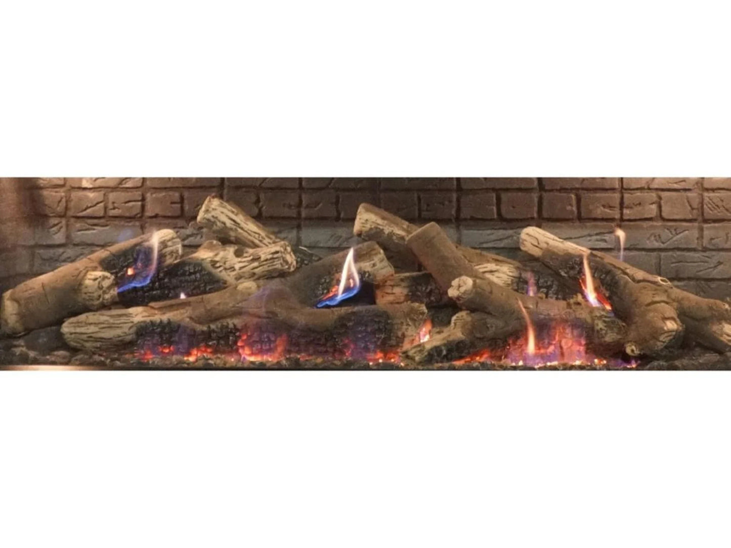 Log Set, Ceramic Fiber Traditional Maple