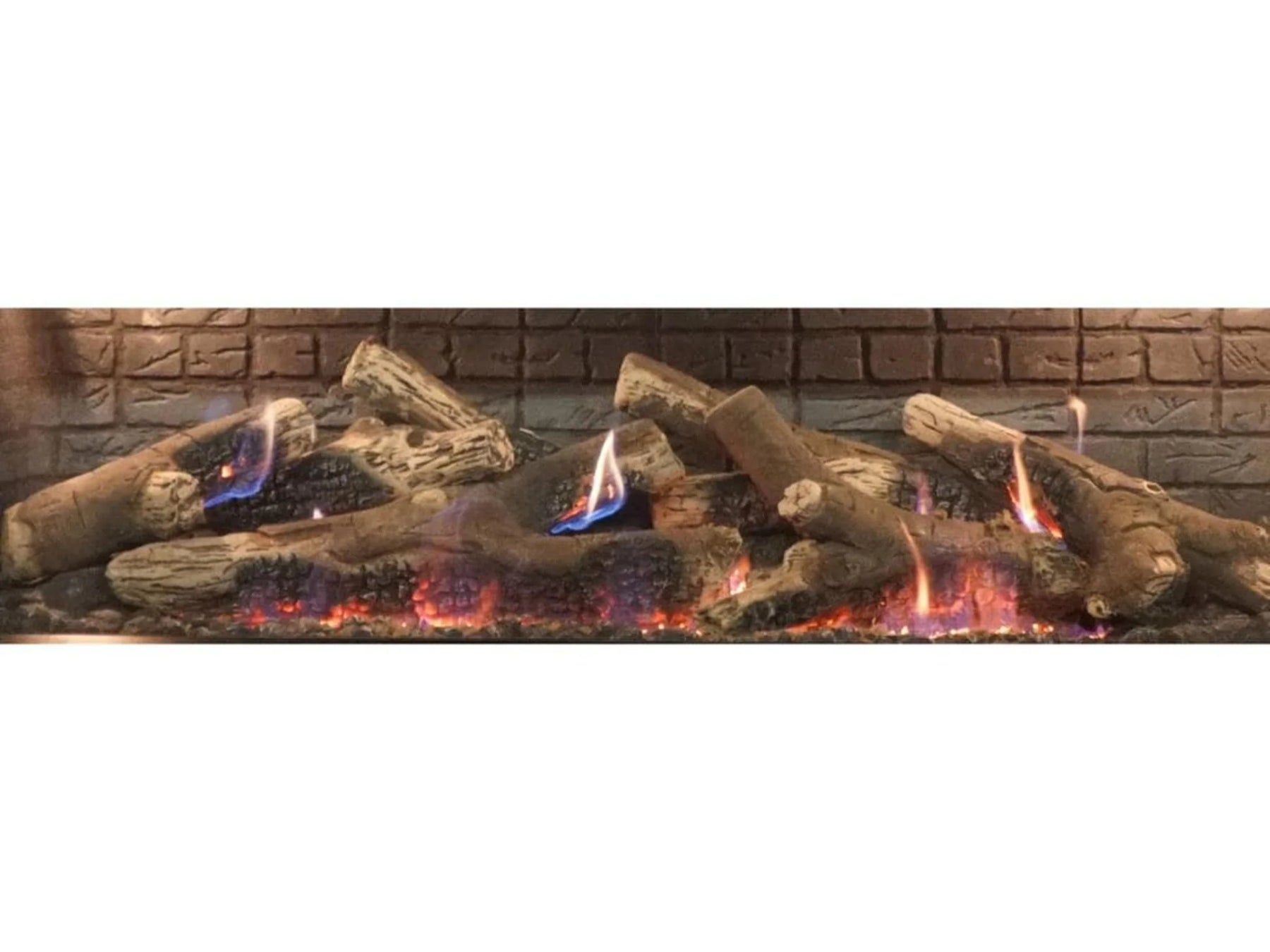Log Set, Ceramic Fiber Traditional Maple