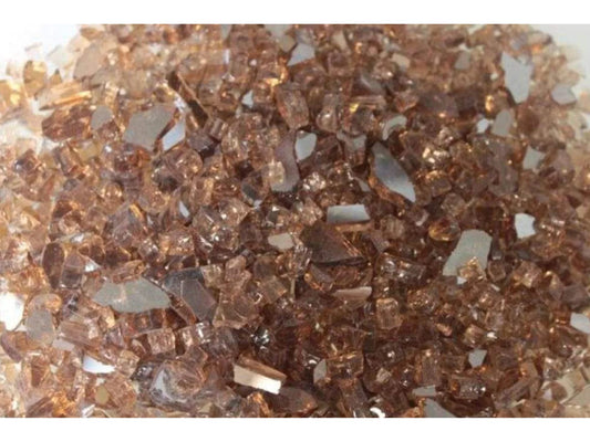 Crushed Glass, Copper Reflective, approx. 1 sq. ft.