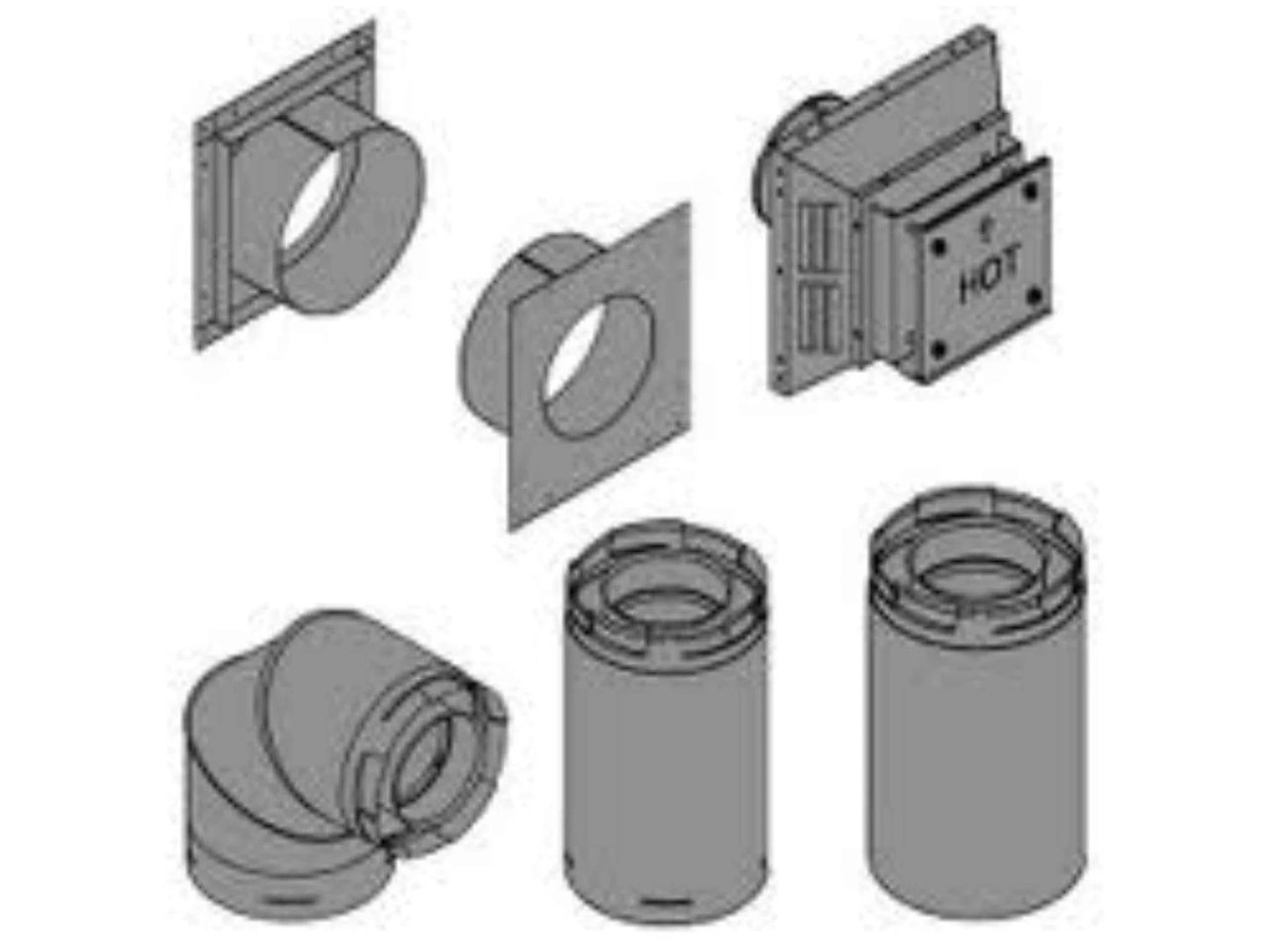 DV Fireplace Top Vent Kit