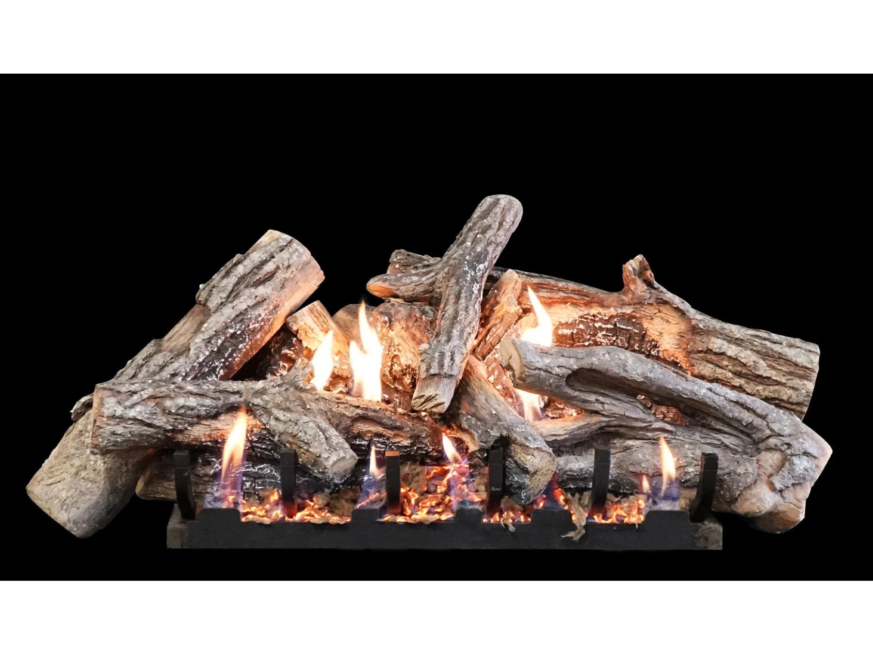 Fallen Timber Log Set,, 8-piece, 30-inch, Burncrete