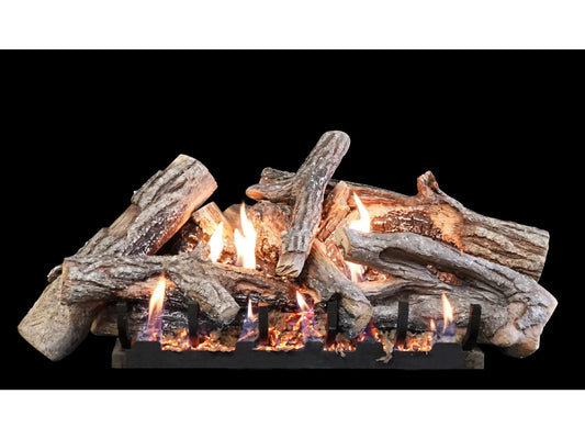 Fallen Timber Log Set,, 8-piece, 30-inch, Burncrete