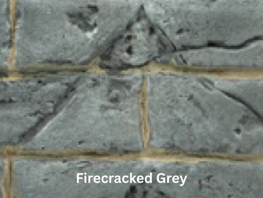 Liner - Fire-Cracked Gray, Ceramic Fiber, For Large Insert