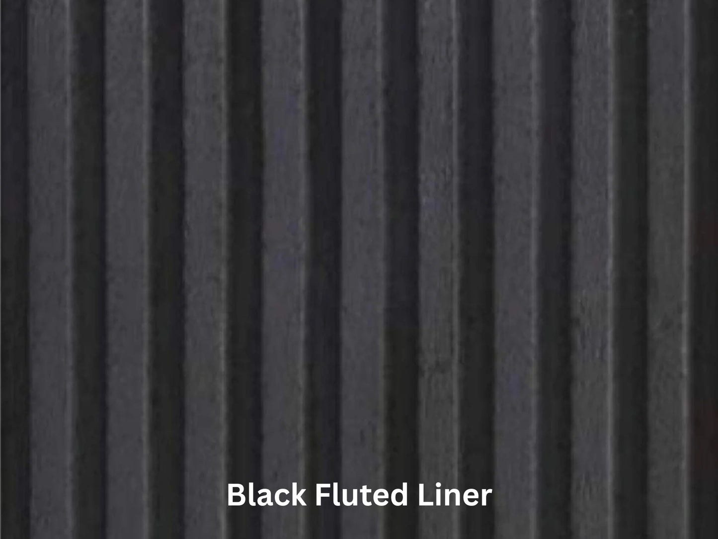 Liner, Fluted Black
