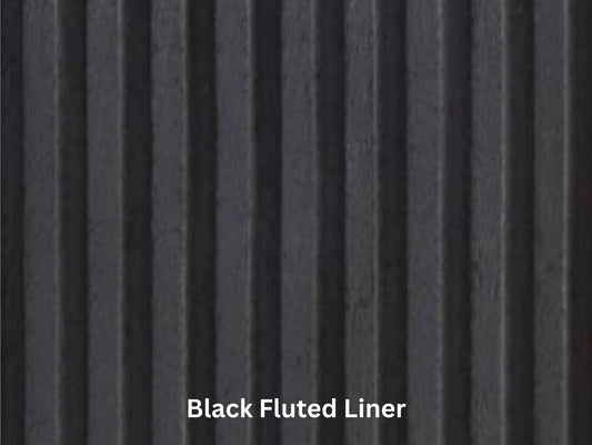 Liner, Fluted Black