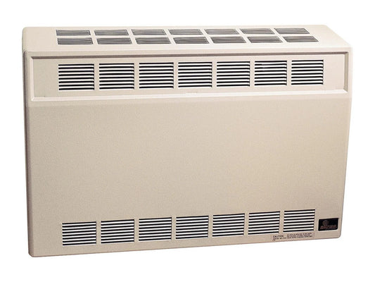 Empire Heater 35" Beige Millivolt With Thermostat Control Natural Gas Direct Vent Wall Furnace