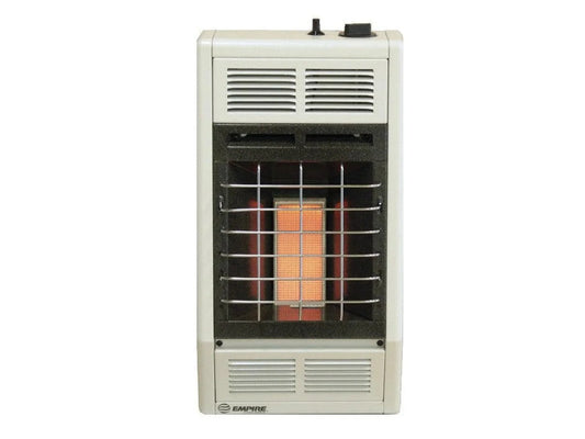 Empire Heater 18" White Manual Control Propane Gas Vent Free Infrared Heater