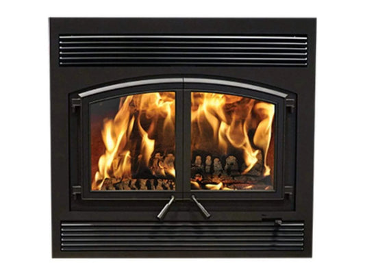 Empire Stove Metallic Black Wood Burning Fireplace with Blower