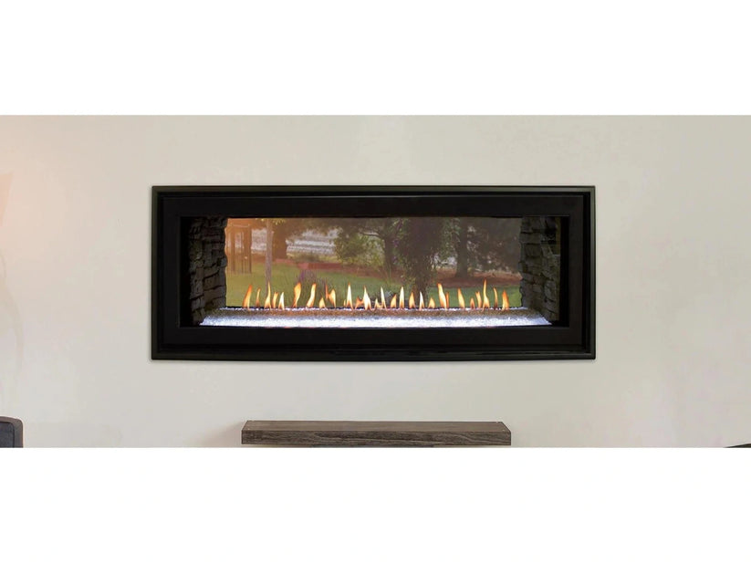Empire Hearth Boulevard 48" Direct Vent Linear See Through Gas Fireplace with Multi Function Remote Control