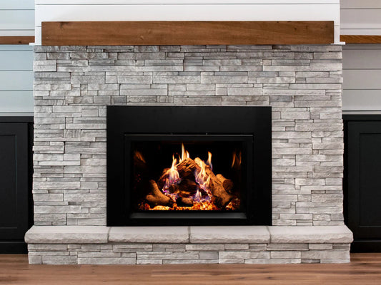 DV Insert - Proflame 2, Ceramic Glass, Blower, Ember Lights, Accent Lights, 24.5-31K BTU, Large, LP