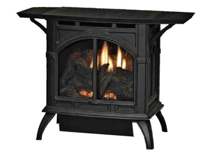 IP, Contour Burner, Log Set, Matte Black, Propane