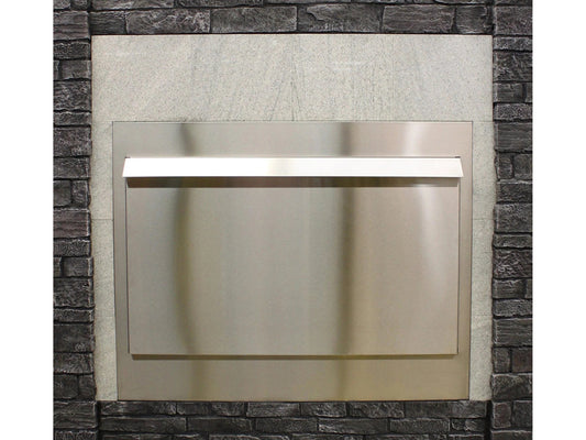 Weather Door, 60-in. Linear, Stainless Steel