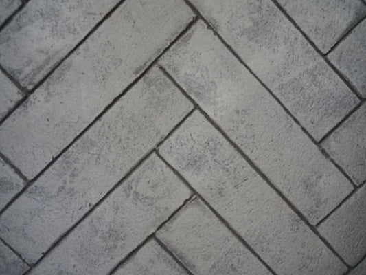 Liner, Whitewashed Herringbone Brick, Ceramic Fiber