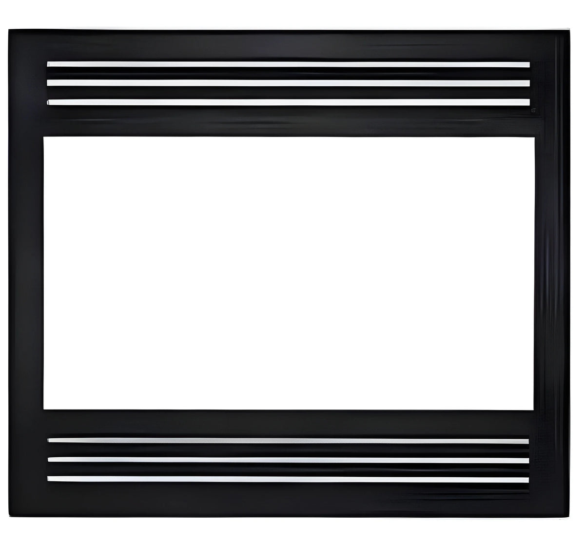 Superior Black Square Open Louvered Facade for WCT4920 Gas Fireplace