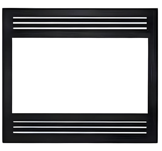 Superior Black Square Open Louvered Facade for WCT4920 Gas Fireplace