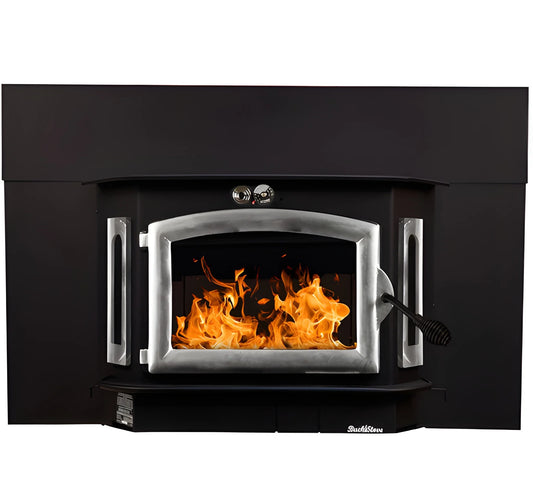 Buck Stove Model ZC21 Zero Clearance Non-Catalytic Wood Stove With Pewter Door