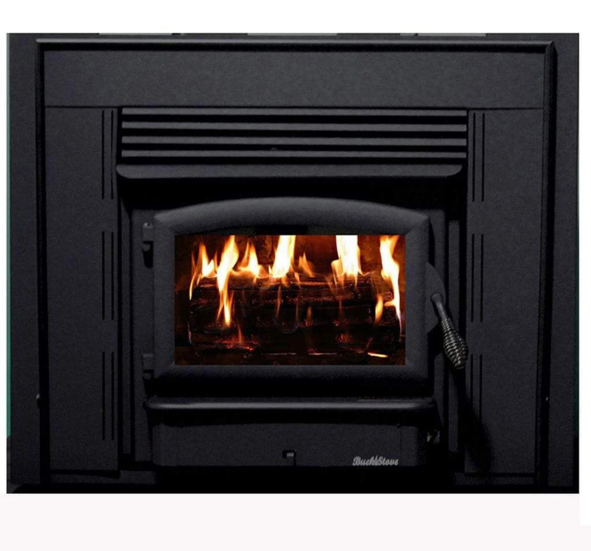 Buck Stove Model ZC21 Zero Clearance Non-Catalytic Wood Stove With Black Door