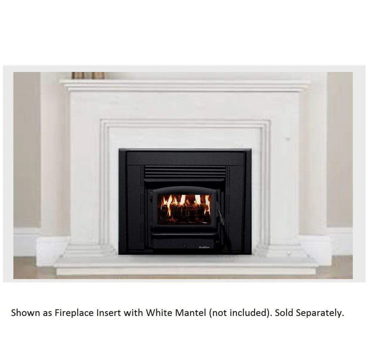 Buck Stove Model ZC21 Zero Clearance Non-Catalytic Wood Stove With Black Door