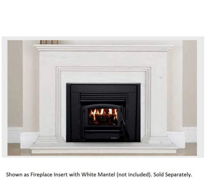 Buck Stove Model ZC21 Zero Clearance Non-Catalytic Wood Stove With Black Door