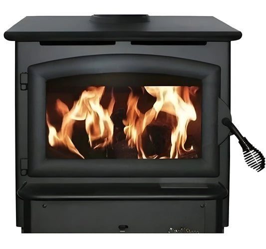 Buck Stove Model 21 Non-Catalytic Wood Stove With Black Door
