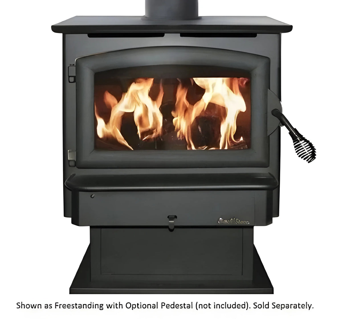Buck Stove Model 21 Non-Catalytic Wood Stove With Black Door