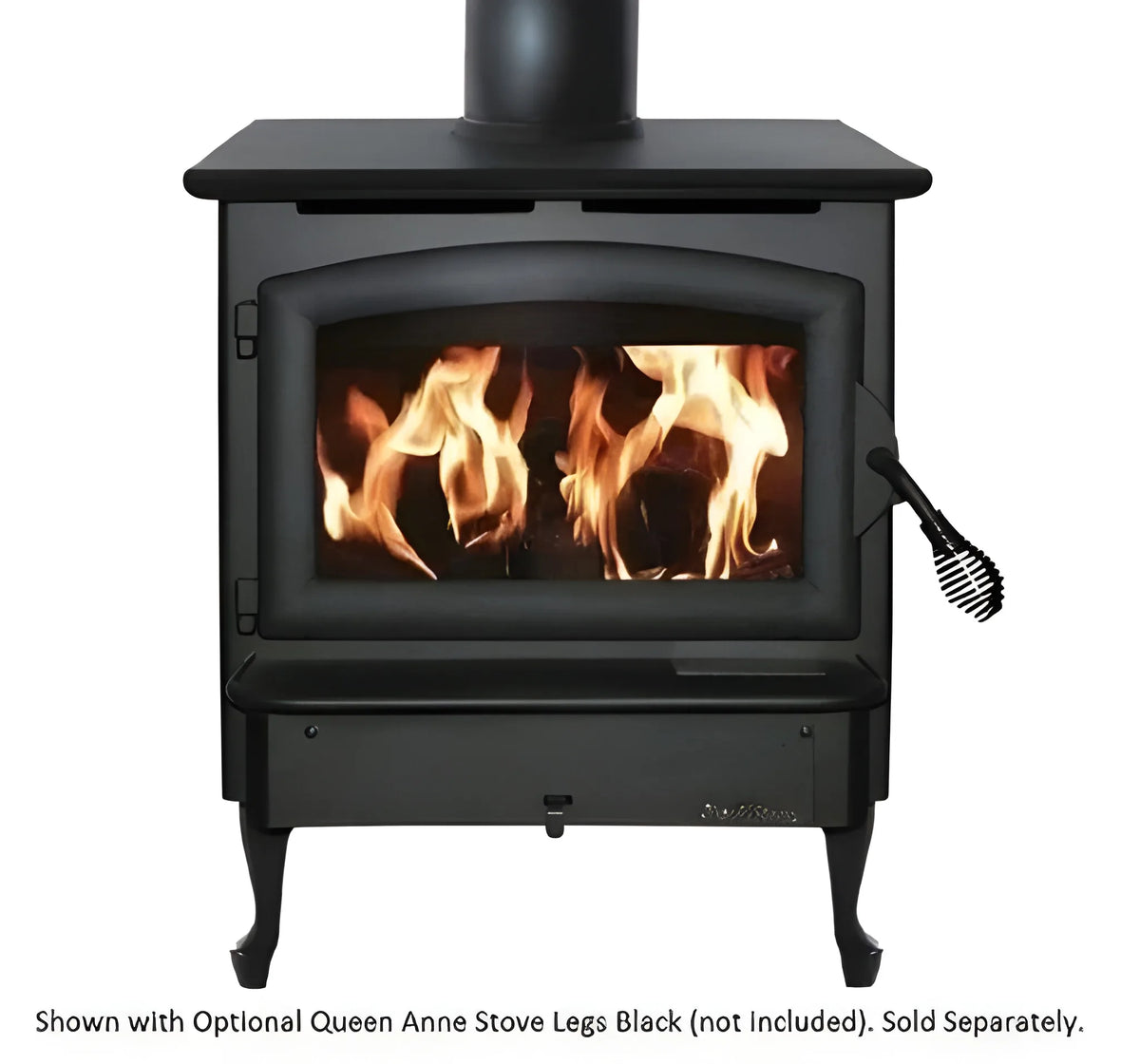 Buck Stove Model 21 Non-Catalytic Wood Stove With Black Door