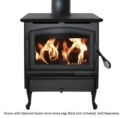 Buck Stove Model 21 Non-Catalytic Wood Stove With Black Door
