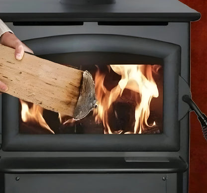 Buck Stove Model 21 Non-Catalytic Wood Stove With Black Door