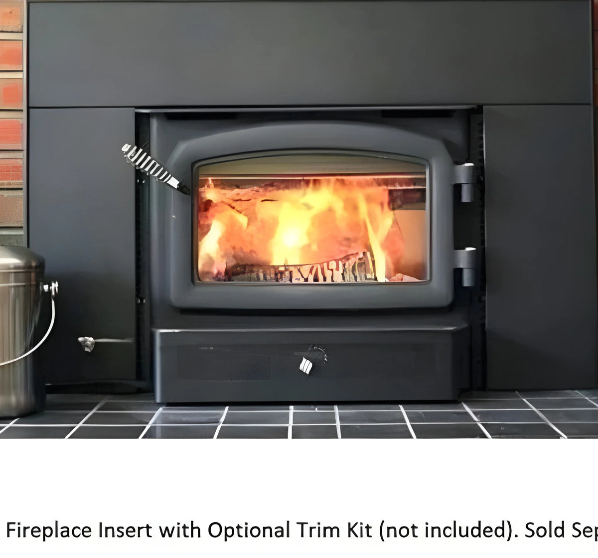 Buck Stove Model 21 Non-Catalytic Wood Stove With Black Door