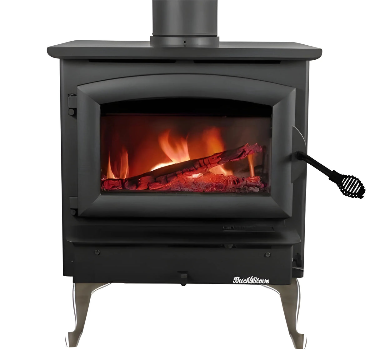 Buck Stove Model 21 Non-Catalytic Wood Stove With Black Door