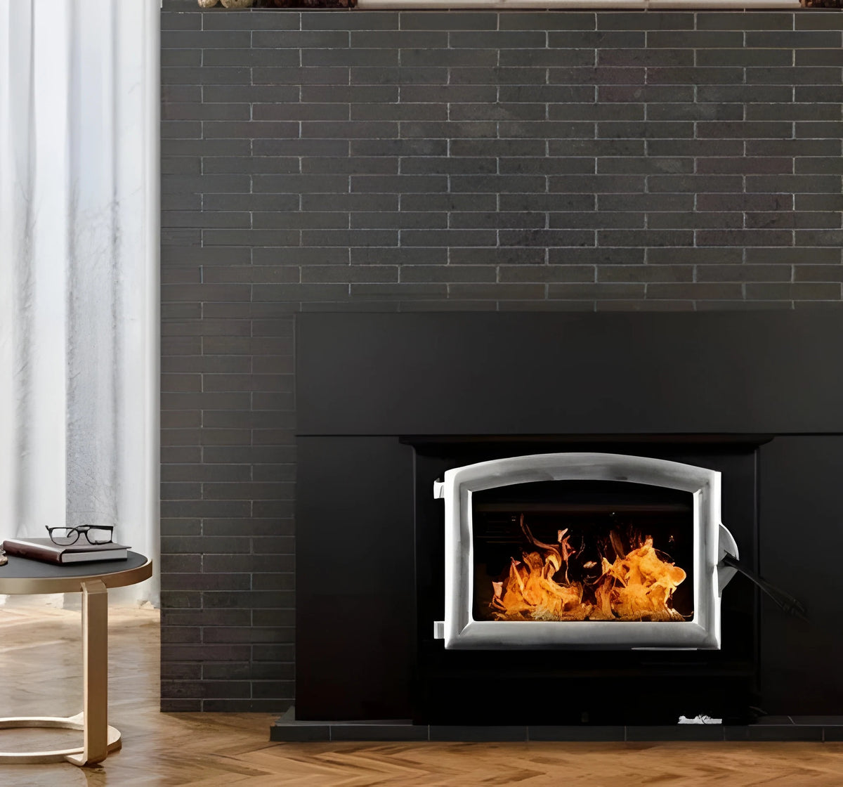 Buck Stove Model 21 Non-Catalytic Wood Stove With Pewter Door