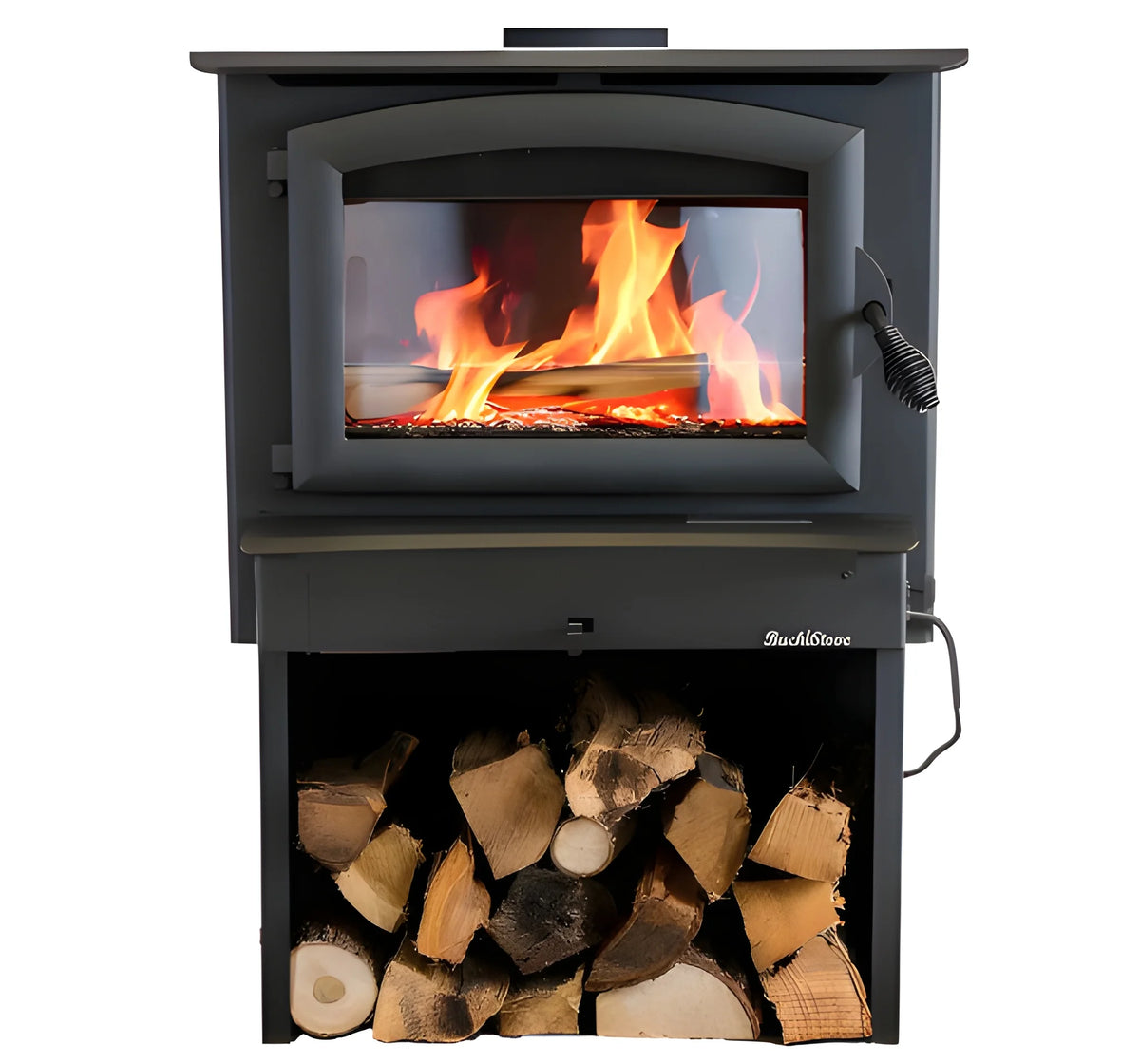 Buck Stove Model 21 Non-Catalytic Wood Stove With Pewter Door