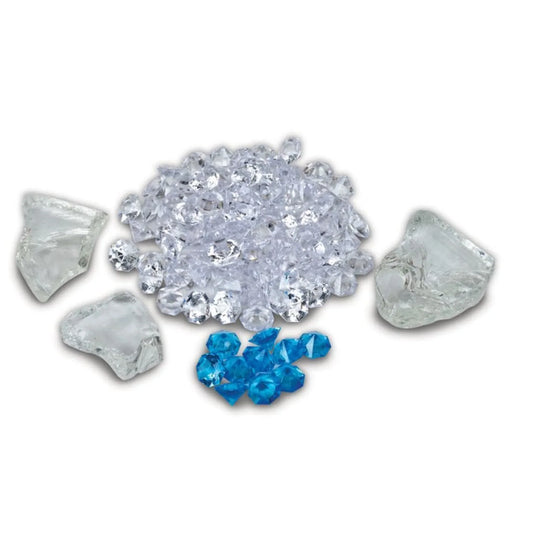 Amantii Decorative Ice Glass Media Kit | Fi-109-Diamond