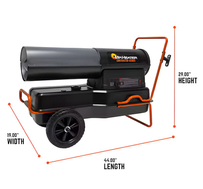 Mr. Heater 185,000 BTU Portable Kerosene Forced Air Heater for Job Sites and Outdoor Use