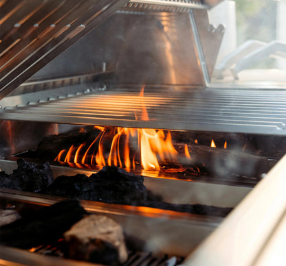 American Made Grills Encore Freestanding Hybrid Natural Gas Grill Outdoor Kitchen